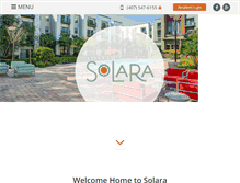 Tablet Screenshot of liveatsolara.com